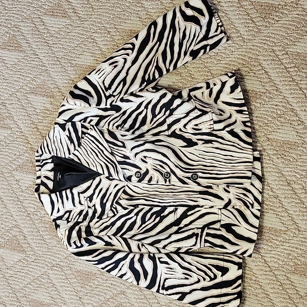 Rafaella Zebra Blazer